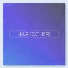 Mão Azul Brilhante Moderno e Gradiente Roxo