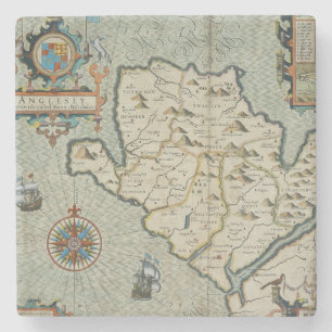 Porta-copo De Pedra Mapa antigo antigo inspirado (7)