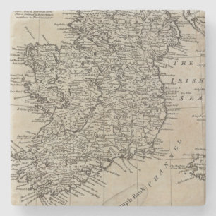 Porta-copo De Pedra Mapa de Ireland