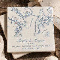 Mapa do Casamento Histórico de London Town Edgewat