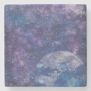 Porta-copo De Pedra Mapa do Mundo Celestial Roxo (12)