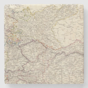 Porta-copo De Pedra Mapa geral de Alemanha
