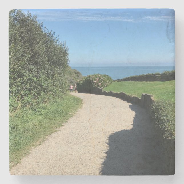 Porta-copo De Pedra Mar da Irlanda de Gorey, Irlanda (Frente)