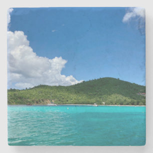 Porta-copo De Pedra Mar de Caribe