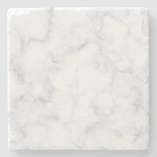 Porta-copo De Pedra Marble Branco