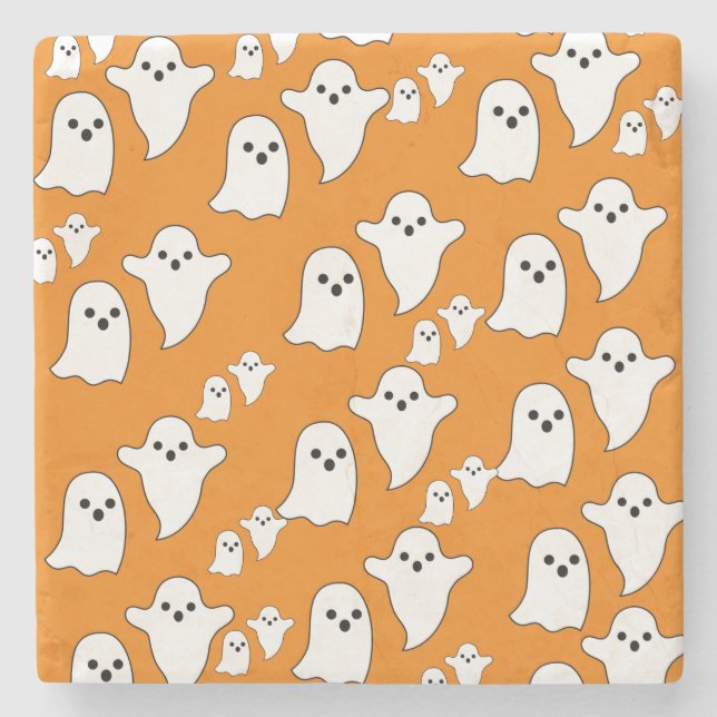 Porta-copo De Pedra Marble Stone Porta copos Halloween (Frente)