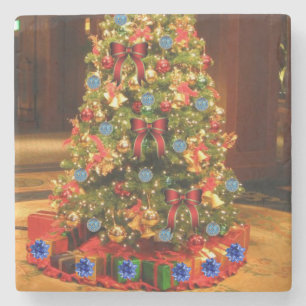 Porta-copo De Pedra Marble Stone Porta copos Natal