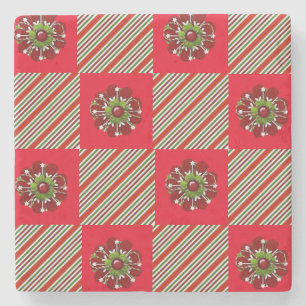 Porta-copo De Pedra Marble Stone Porta copos Natal