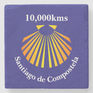 Porta-copo De Pedra Marcador de distância Camino de Santiago