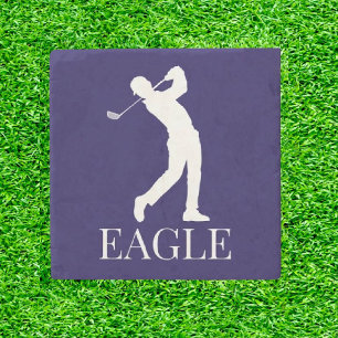 Porta-copo De Pedra Marinho Azul Golf EAGLE