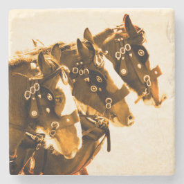 Porta-copo De Pedra Mármore clássico de Clydesdale