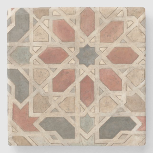 Porta-copo De Pedra Marraquexe Design II não embelezado (Frente)