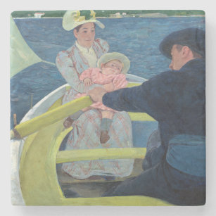 Porta-copo De Pedra Mary Cassatt - O Partido do Barco