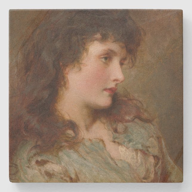 Porta-copo De Pedra Maud (Retrato das Mulheres Elegantes) (Frente)