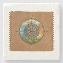 Porta-copo De Pedra Medicine Wheel - Coaster