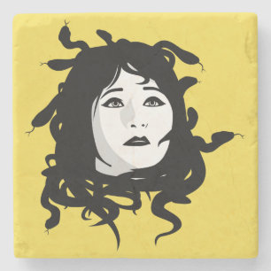 Porta-copo De Pedra Medusa