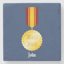 Melhor Medalha de Pai Brooch Dia do Pai