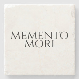 Porta-copo De Pedra Memento Mori