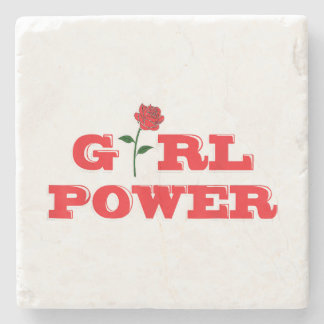 Porta-copo De Pedra Menina Power T-Shirt - Mulheres Espetaculares Femi