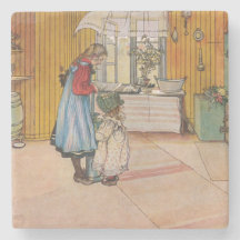 Meninas na cozinha (Arte Sueca Clássica)