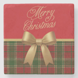 Porta-copo De Pedra Merry Christmas Design Stone Coaster