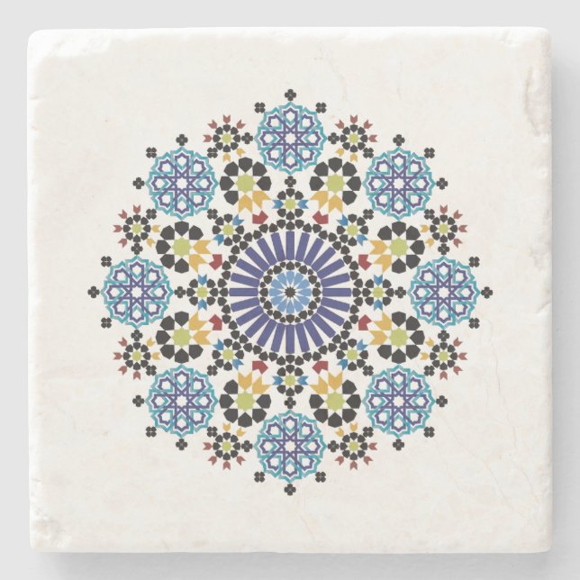 Porta-copo De Pedra Mesquita Marocain! Zellige Marocain (Frente)