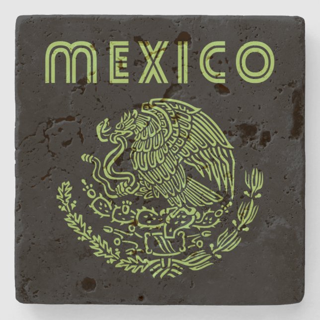 Porta-copo De Pedra México (Frente)
