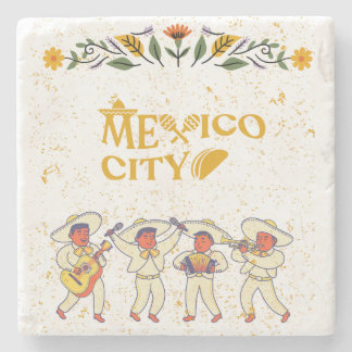 Porta-copo De Pedra Mexico City stone coaster