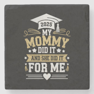 Porta-copo De Pedra Minha Mamãe Fez Isso E Ela Fez Por Mim Mãe Graduad