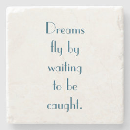 Porta-copo De Pedra Minha porta copos ideal do mármore das citações