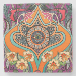 Porta-copo De Pedra MINNIE Coaster de pedra roxa