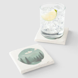 Porta-copo De Pedra Misty River Valley: Uma Viagem Através da Natureza