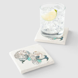 Porta-copo De Pedra Mito da Nova Era da Arte Folclórica dos Mares