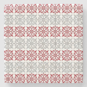 Porta-copo De Pedra Modelo geométrico I do sinal SUN letão tradicional