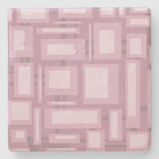 Porta-copo De Pedra Modern Mauve Abstrato