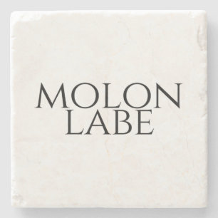 Porta-copo De Pedra Molon Labe