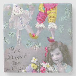 Porta-copo De Pedra Mon petite coeur dans ce baiser 2