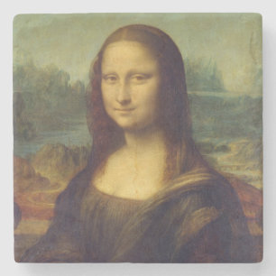Porta-copo De Pedra Mona Lisa