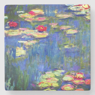 Porta-copo De Pedra Monet Water Lily 