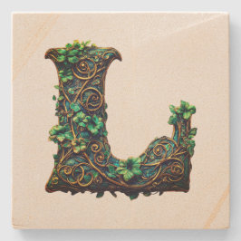 Porta-copo De Pedra Monograma