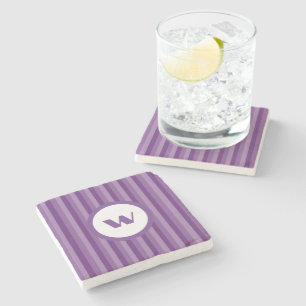 Porta-copo De Pedra Monograma com Estilo-Campo Roxo