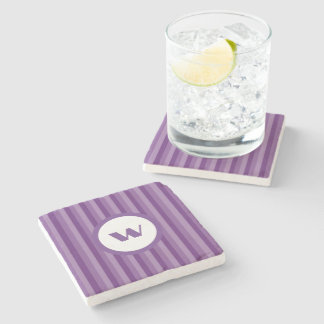 Porta-copo De Pedra Monograma com Estilo-Campo Roxo