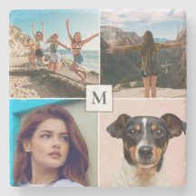 Monograma de Colagem de Fotos da Família