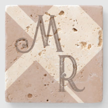 Monograma — iniciais personalizadas — geométrico n