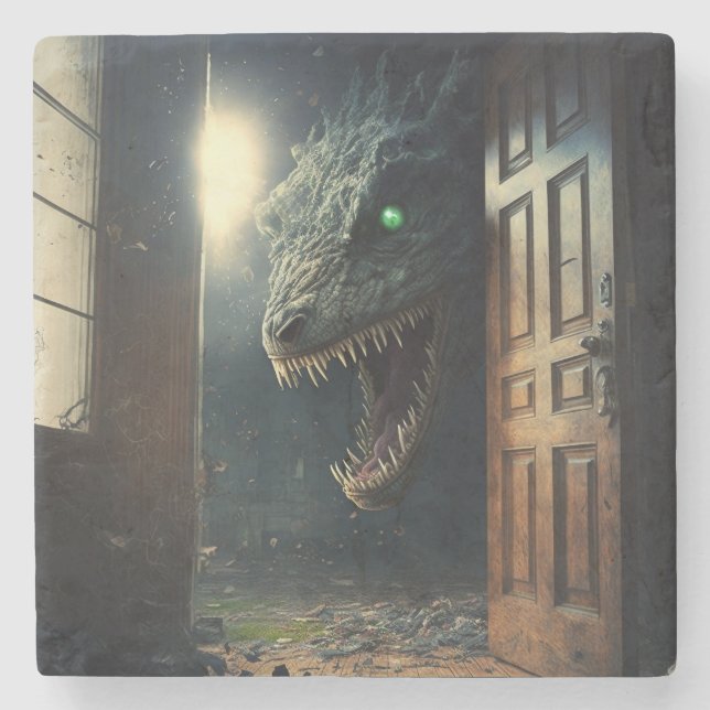 Porta-copo De Pedra Monster lurk (Frente)