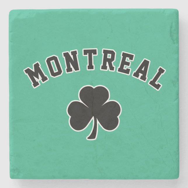 Porta-copo De Pedra Montreal Irlandês (Frente)