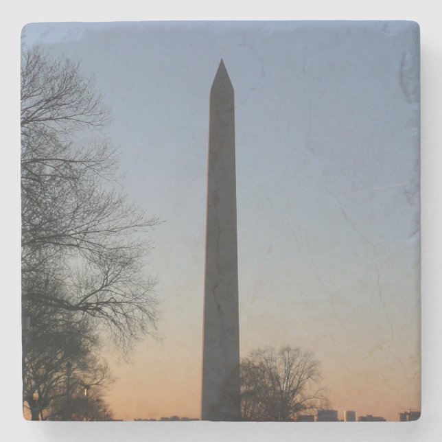 Porta-copo De Pedra Monumento a Washington no Sunset (Frente)