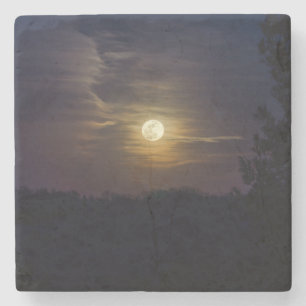 Porta-copo De Pedra Moon Silhouette