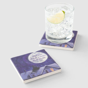 Porta-copo De Pedra Moon Watch