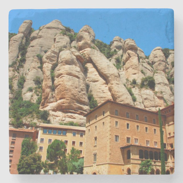Porta-copo De Pedra Mosteiro de Montserrat, Catalunha, Espanha (Frente)